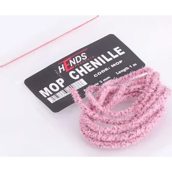 Hends Mop Chenille Light Pink Mottled