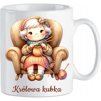 Keramický hrnek Dárek ke Dni babiček, k narozeninám, ke jmeninám - Královna hrnků - Babička