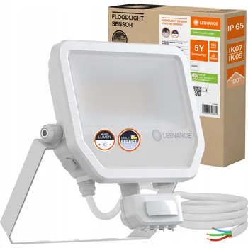 LED reflektor Ledvance Floodlight Sensor 41W 4000K neutrální bílá 6000lm IP65 bílý
