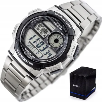 Hodinky PÁNSKÉ HODINKY CASIO AE-1000WD datumovka , budíkem, stopkami a krabičkou