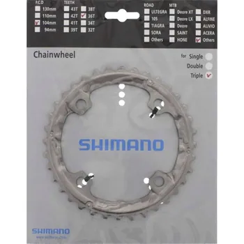 Klika na kolo Shimano FC-T551 10s převodník kliky 36T (AL) stříbrný
