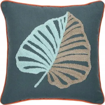 Polštář Polštář KENTIA 40x40 cm modrý list