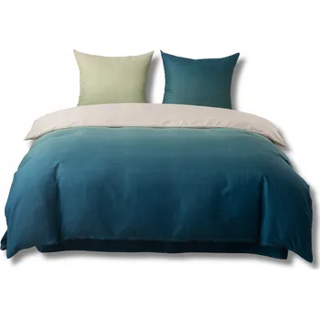 Povlečení SADA POVLEČENÍ 3D 140x200 OMBRE MOŘSKÉ 3020