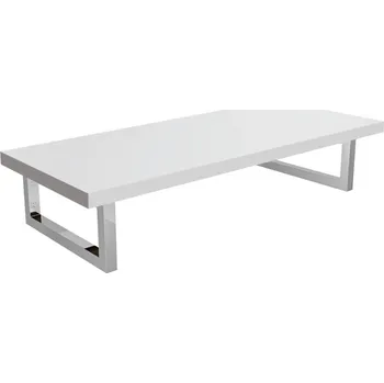 Deska pod umyvadlo CERANO - Koupelnová deska pod umyvadlo Navira - 36 mm + konzole pod desku - bílá matná - 60 cm