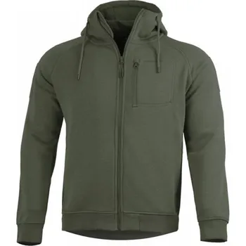 Pánské oblečení PENTAGON Mikina LEONIDAS 2.0 CAMO GREEN 3XL ZELENÁ - OLIV