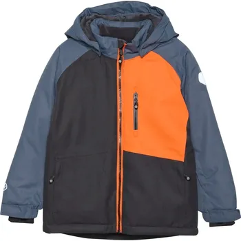 Dětská lyžařská bunda COLOR KIDS-Ski Jacket .- Colorblock, phantom Černá 152