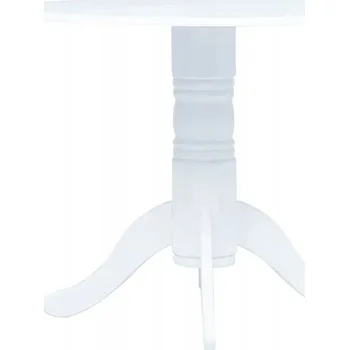 Jídelní stůl Kuchyňský stůl VidaXL kulatý bílý 106 x 106 x 75 cm