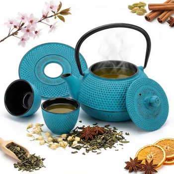 Konvice na čaj KONVICE 1,5 l, čajník, 2x ŠÁLKY nálevník na čaj + sítko