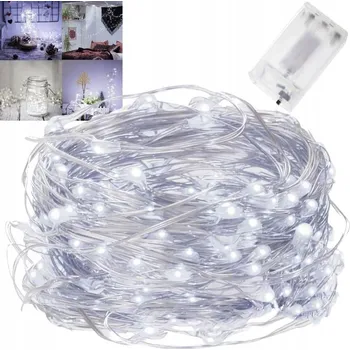 Vánoční dekorace Vnitřní Vánoční osvětlení na stromeček na vánoční stromeček Allbag, délka 10 m, 51 - 100 žárovek