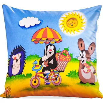 Povlak na dekorativní polštářek Matějovský Krtek povlak na polštářek 40 x 40 cm