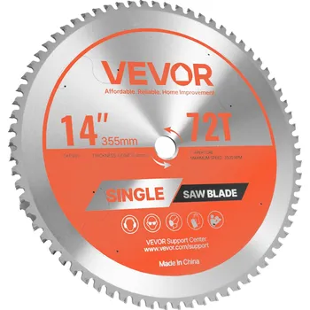 Pilový kotouč Vevor Pilový kotouč 355 mm, 72 zubů, otvor 25,4 mm, na ocel a hliník