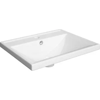 Defra Barcelona umyvadlo 50x40 cm obdélníkový nábytkový bílá 2420