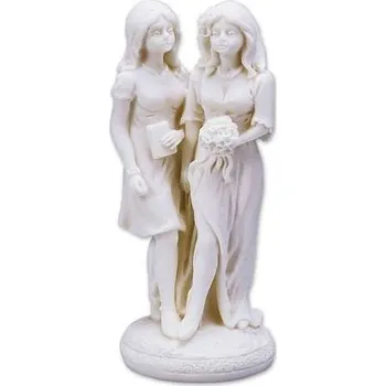 Jedlá dekorace na dort Dortisimo Svatební figurka Pár ženy 12 cm