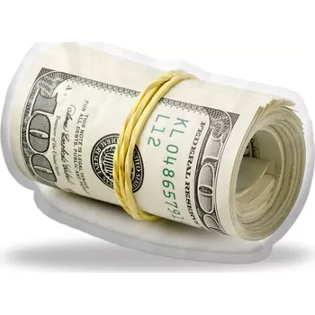 Polštář Sablio 3D polštář ve tvaru Bankovky