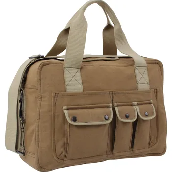 Taška Two Tone přes rameno - do ruky hnědá