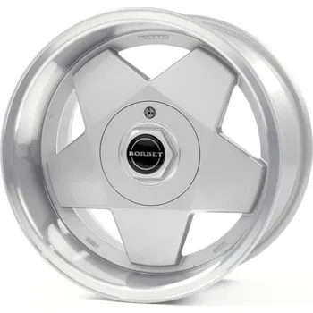 Alu kolo BORBET Alu kola BORBET A 7x15 5x114.3 ET35 Silver Rim Polished 67.1