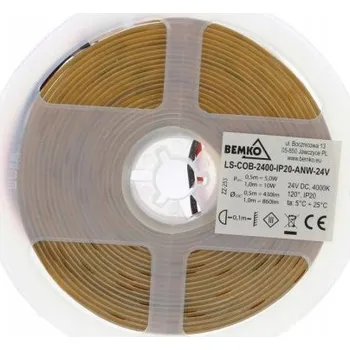 LED osvětlení LED PÁSEK PREMIUM 24V DC COB 2400 LED/5M 10W/m IP20