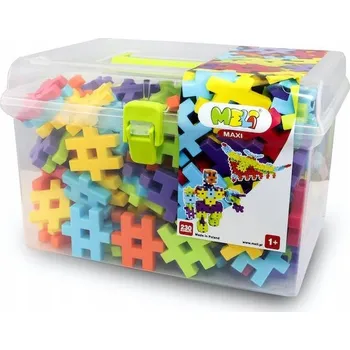 ostatní stavebnice Meli Maxi cestovní box 230 stavebních Stavebnice