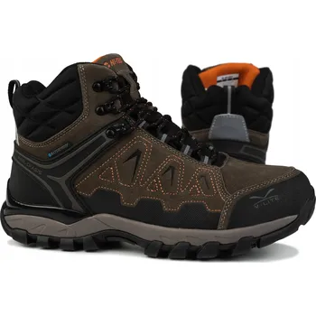 Pánská treková obuv Zimní boty Hi-Tec CHESTNUT ORANGE V LITE EXPLORER WP VODĚODOLNÉ
