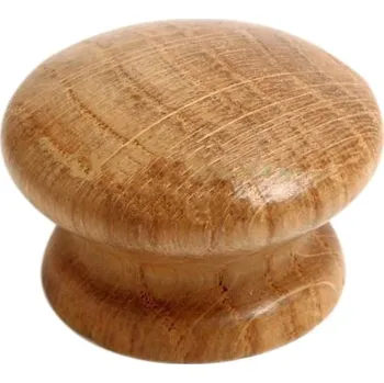 Knopka dřevěná 52 - dub lakovaný