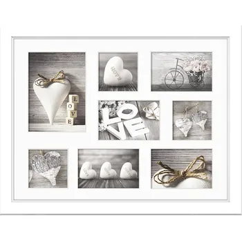 Digitální fotorámeček Styler, Rámeček na 8 fotografií Malmo 41 x 51 cm bílý - Formadore