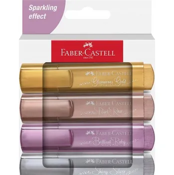 Zvýrazňovač Vícebarevný Zvýrazňovač Faber-Castell 4 ks
