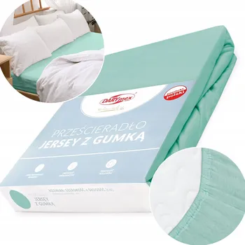 Prostěradlo Bavlněné prostěradlo s gumou 180x200 měkký JERSEY MNOHO RŮZNÝCH BAREV