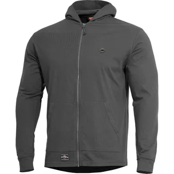 Pánské oblečení PENTAGON Mikina AGIS s kapucí ŠEDÁ XL ŠEDÁ - GREY