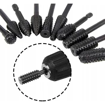 Fréza Čelní fréza, kotoučová fréza, stopková (prstová) fréza, válcová čelní fréza SunniMix 6,35 mm