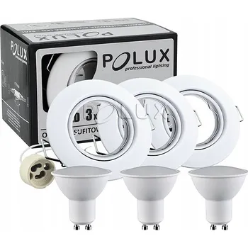 Bodové svítidlo Očka kulatý Polux bílé