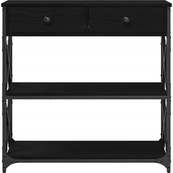 Konferenční stolek VidaXL Konzolový stolek Černý dub 75x28x75 cm