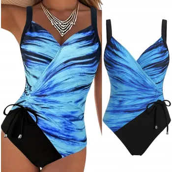 Dámské plavky EModne černé jednodílné plavky velikosti L