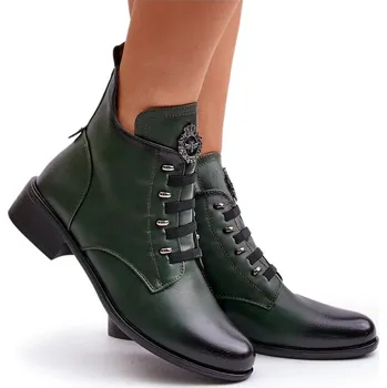 Dámská obuv Jezzi dámské kotníkové boty plochý podpatek velikost 36