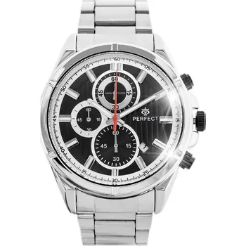 Hodinky PÁNSKÉ HODINKY PERFECT CH03M - CHRONOGRAF (zp358a) + KRABIČKA