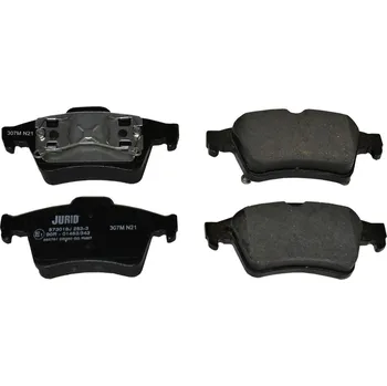 Brzdová destička Sada brzdových destiček, kotoučová brzda JURID 573018J