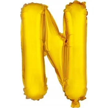 Balónek Balónek fóliový TORO písmenko "N" 30cm