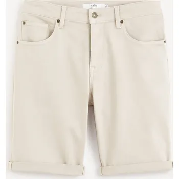 Pánské oblečení Pánské šortky Celio Celio krémová 2256793