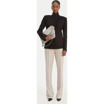 Dámské kalhoty Patrizia Pepe Kalhoty z materiálu 8P0800/A498-S748 Šedá Regular Fit 38