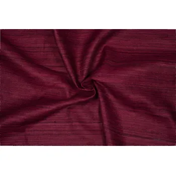 Hedvábná látka se lnem, rudá, sartor.cz