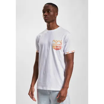 Pánské oblečení Pánské tričko Granada bílé Just Rhyse bílá | šedá 2836092