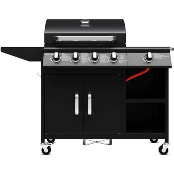 Zahradní gril Zahradní plynový gril Koler Relish V3 Black 16 kW