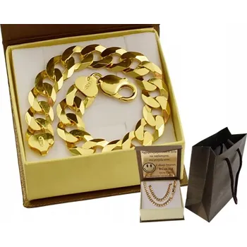 Náramek ZLATÝ PLNÝ PÁNSKÝ NÁRAMEK PANCER PR. 585 925 MASIVNÍ + GRAVÍROVÁNÍ DÁREK