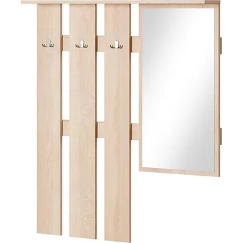 Předsíňová stěna Věšáková stěna Rosa v dekoru dub sonoma, pravá, 100 x 112 cm