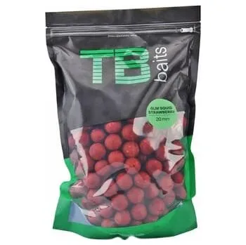 Boilies TB Baits Boilie GLM Squid Strawberry - 1 kg 20 mm