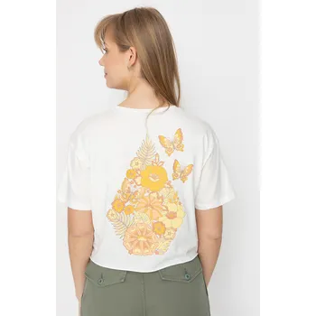 Dámské tričko Volcom Sun Keep Trim (star white) M, bílá