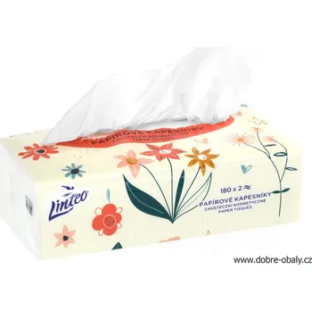 Kosmetické kapesníčky Linteo 2-vrstvé 180 ks - Kosmetické kapes