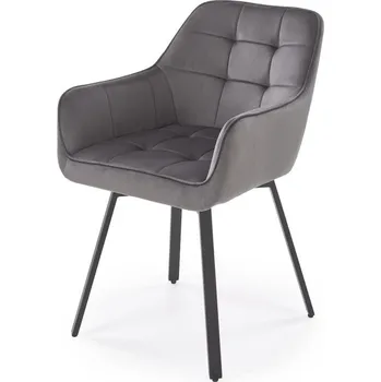 Nábytek Židle K588 - Halmar Šedá 55x82 cm