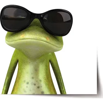 Plakát Sablio Plakát Žába v brýlích - 60x40 cm
