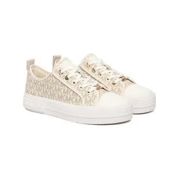 Dámské baleríny Plátěnky MICHAEL Michael Kors Evy 43F5EYFS1B Écru 37