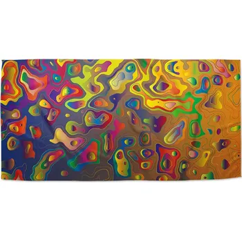 Ručník Sablio Ručník Barevné skvrny - 70x140 cm